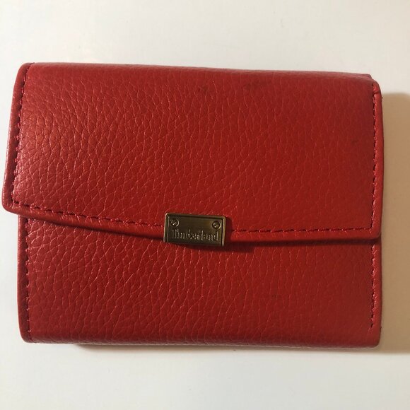 Compact & Travel-Friendly Timberland Women's Leather Snap Billfold Wallet - Picture 1 of 9